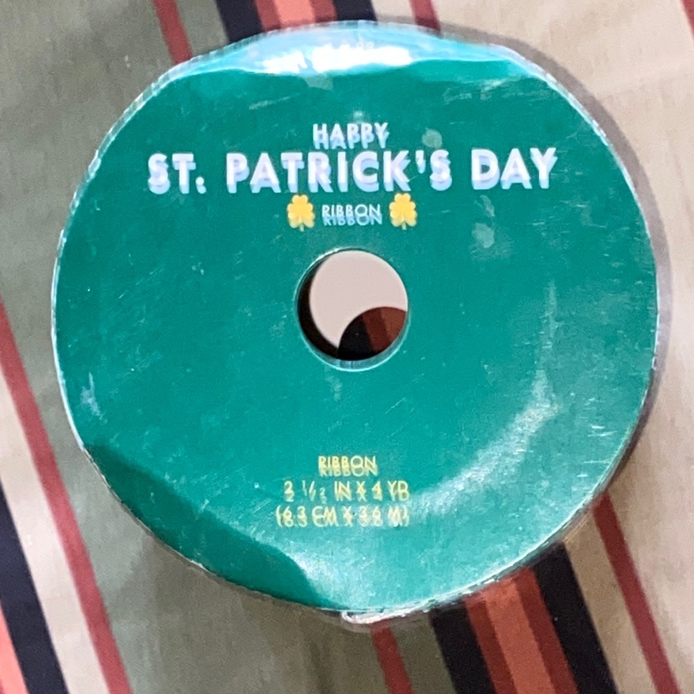 Ribbon | #SaintPatricksDay | Green Mustaches | Unopened